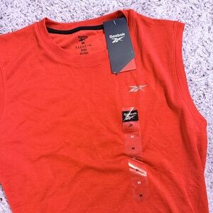 Reebok Men's Vibrant Red Tank Top